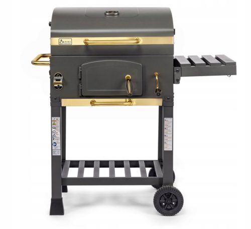  ACTIVA GARDEN CHARCOAL GRILL ANGULAR GOLD - 3-piece CAST IRON GRATE