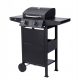  EL FUEGO SAN JOSE GAS GRILL 2 BURNERS CAST IRON GRID REDUCER