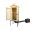  BROWIN 330338 wooden smokehouse with fireplace