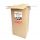  GARDEN CHARCOAL GRILL WITH LID CLOSED TABLE PORTABLE BARREL BBQ PRO