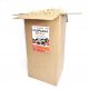  GARDEN CHARCOAL GRILL WITH LID CLOSED TABLE PORTABLE BARREL BBQ PRO
