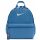 Compact Blue Nike Kids Backpack with Mesh Pockets and Motivational Tag