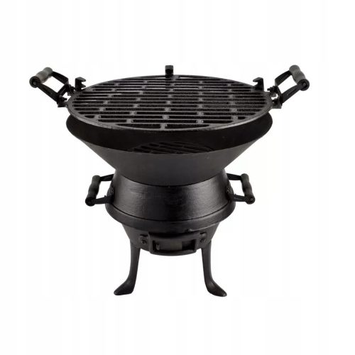  Cast iron charcoal grill 35 cm home portable balcony ball cast iron