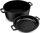  ENAMELED CAST IRON POT FOR FIRE INDUCTION GAS LID 5L LARGE GRILL XL