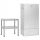  vidaXL Smoker with Table Galvanized Steel