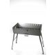  Mangal Grill Case For 12 Spikes Case Charcoal Foldable Metal 2 mm