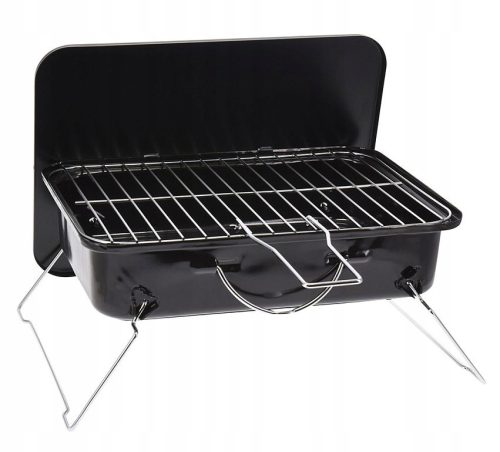  Portable grill galvanized rectangle 35x25x8 cm