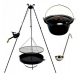  Charcoal Grill with Cast Iron Grate Large Black 57.5 x 37 cm XXL + Cover