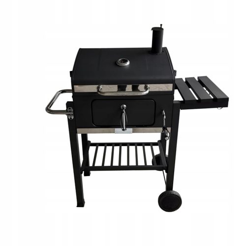  LARGE SOLID GARDEN CHARCOAL GRILL BARREL WITH LID + ASH PAN 71x35
