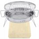  Foldable Mini Stainless Steel Grill, Charcoal Grill