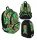 PIXEL CUBED Youth School Backpack: Dual-Compartment Design with Organizational Features