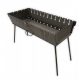  MANGAL FOR 12 SKEWERS CHARCOAL GRILL CASE THICK METAL 2 MM