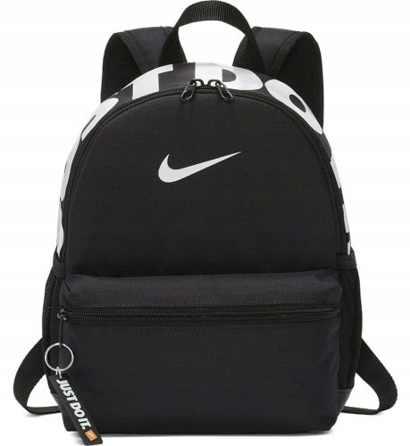 Kid-Friendly Nike Backpack with Zippered Front Pocket and Mesh Side Pockets