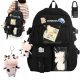 Multi-Compartment Urban School & College Backpack with Free Accessories - Waterproof and Spacious