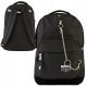 Youth School Backpack Paso BeUniq Black - Classic, Ergonomic and Stylish