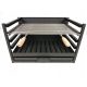  Grill insert 65x40x40cm stainless steel grate, pull-out firebox, ash pan
