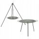  2in1 WOK PAN FOR CAMPFIRE 60cm TRIPOD GRILL