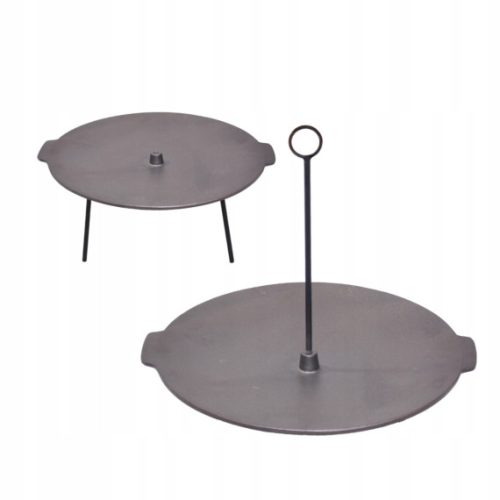  Hanging cast iron grill 44cm 2in1 for campfire cast iron