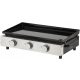  Happy Garden Merida Gas Grill 3 Burners Plancha Enameled Plate 60x35cm