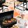  Charcoal grill Barrel tables steel solid grate with thermometer and regulation