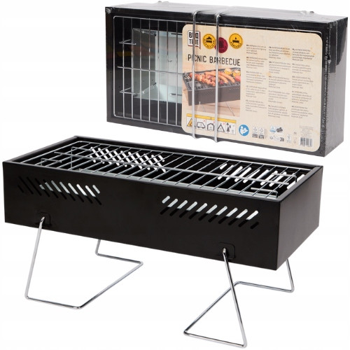  PICNIC TOURIST GRILL 45.5x22x11 CM QUICK ASSEMBLY EASY CLEANING