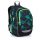 Topgal CODA 25019 Dual Compartment School Backpack with Green Pattern