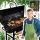  Garden grill Barrel tables steel solid grate with thermometer + 6kg coal