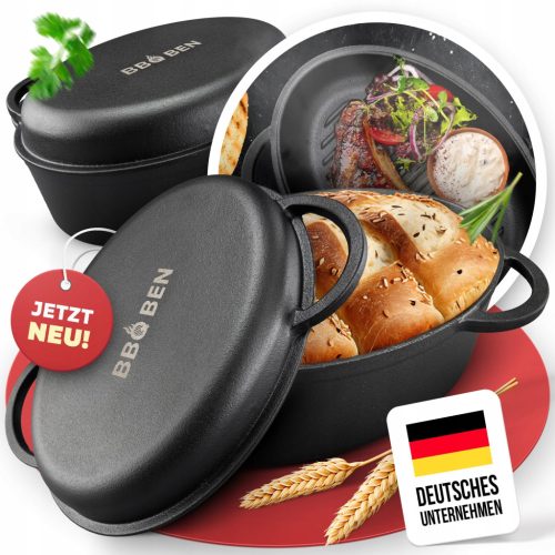  CAST IRON POT CAULDRON GRILL CAMPFIRE 8L STAND HUNTING HOLDER DUTCH-OVEN