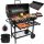  LARGE GARDEN GRILL CHARCOAL ASH PAN THERMOMETER BARREL PRIMAVEO 2 SHELVES MAT