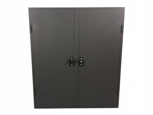  Grill smokehouse door 61x71 cm double-leaf steel sheet 3mm