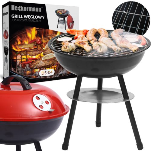 Heckermann charcoal grill 33 x 33 cm
