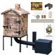  PREMIUM WOODEN SMOKEHOUSE THE LATEST MODEL XXL STOVE SOLID IMPREGNATION