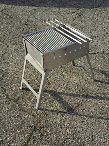  STAINLESS 3mm Mangal Grill case for 8 shampoos