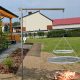 GARDEN GRILL STAINLESS STEEL CRANE ARM + 50 AND 90 CM GRATES + INOX REEL