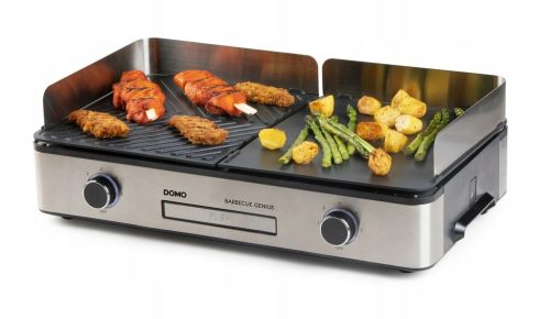  DOMO DO9259G - Electric table grill Barbeque, 2 back zones, anti-seize
