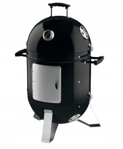  GRILL MEISTER Stylish charcoal grill, smokehouse, smoking oven Ø 40 cm