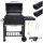  Large Garden Charcoal Grill With Lid + Blower