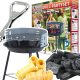  Grill Set Party Set charcoal grill coal kindling opener 4in1