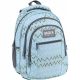 Trendy BackUP School Backpack for Teens: Mint, White & Gold Shades