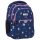 Adorable "Loving Bears" Themed Girls' School Backpack - Navy Blue