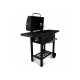 Large charcoal grill with lid and wheels CAST IRON GRATE ASH TRAY + THERMOMETER