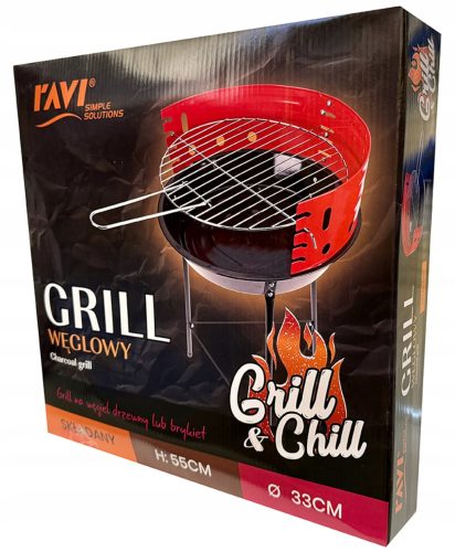  Ravi Charcoal Grill 55x33cm