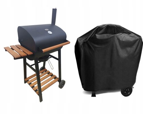  DEKRAFT CHARCOAL GRILL BARREL WITH CAST IRON GRID + DE KRAFT COVER