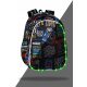 Coolpack Jimmy LED Big City Dual Compartment Backpack - Enhanced Safety Features for Kids