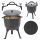  Cast Iron Hunting Cauldron 8L 27.5 x 21cm Grill Hungarian pot for the campfire