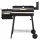  Double-chamber charcoal grill black 115 x 65 x 108 cm