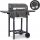  PREMIUM GARDEN CHARCOAL GRILL SET WITH SHELVES, COVER + 10X BBQ MAT 1010