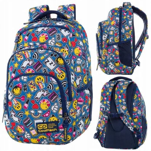 CoolPack Vance Emoji School Backpack – Stylish & Functional Backpack for Teens