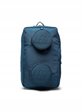 Navy Blue LEGO Brick 1x2 Inspired Durable Backpack
