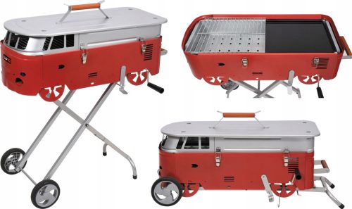  LUND FOLDABLE garden charcoal grill with wheels
